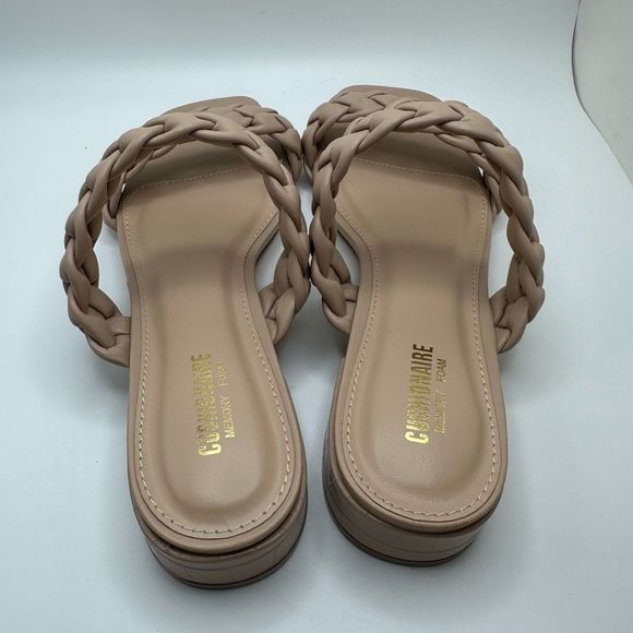 Cushionaire Women's Braided Sandals - Tan - Picture 4 of 8